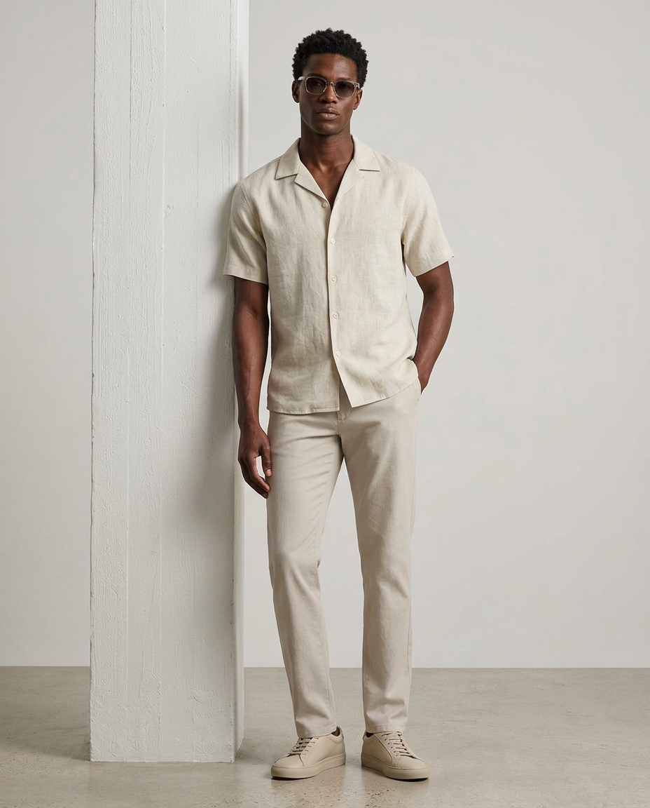 THE SHORT SLEEVED LINEN SHIRT