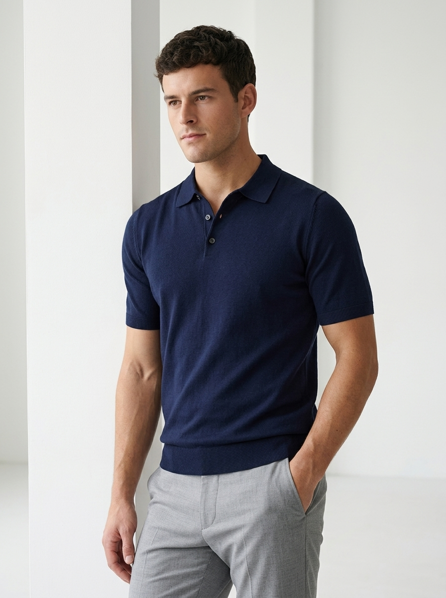 The Monarch Knit Polo