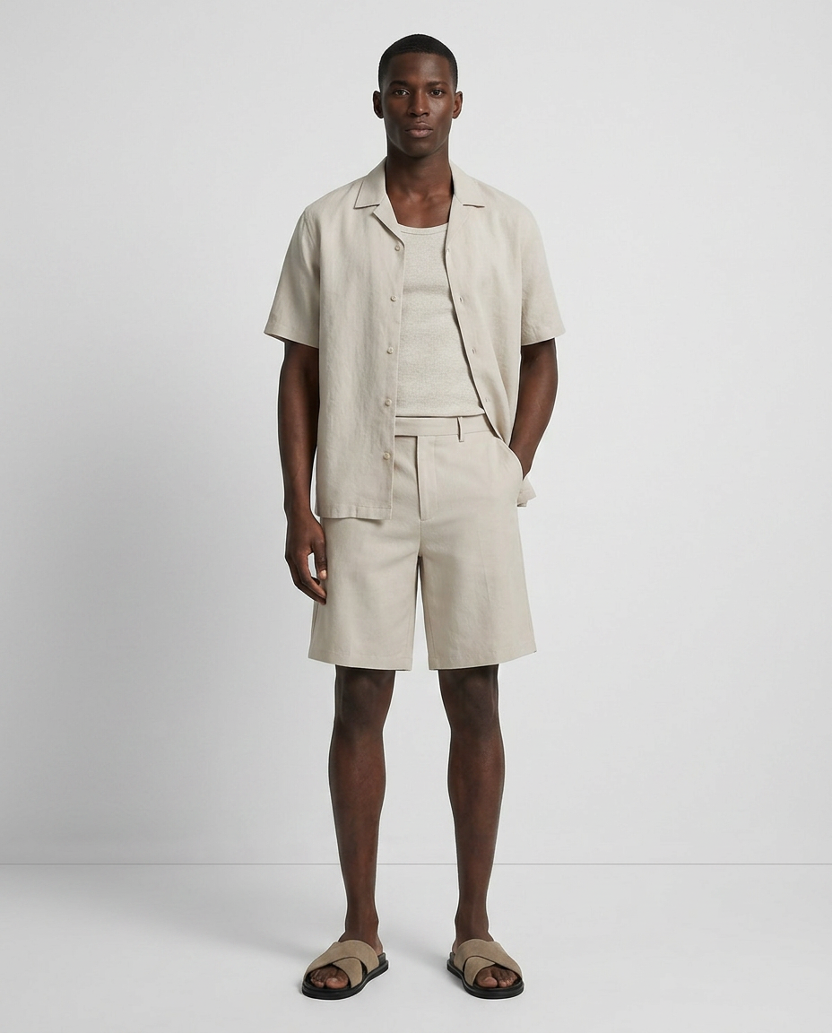 THE NA LINEN SHORTS