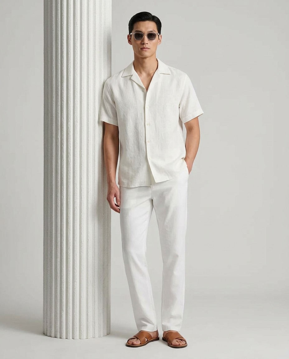 THE SHORT SLEEVED LINEN SHIRT