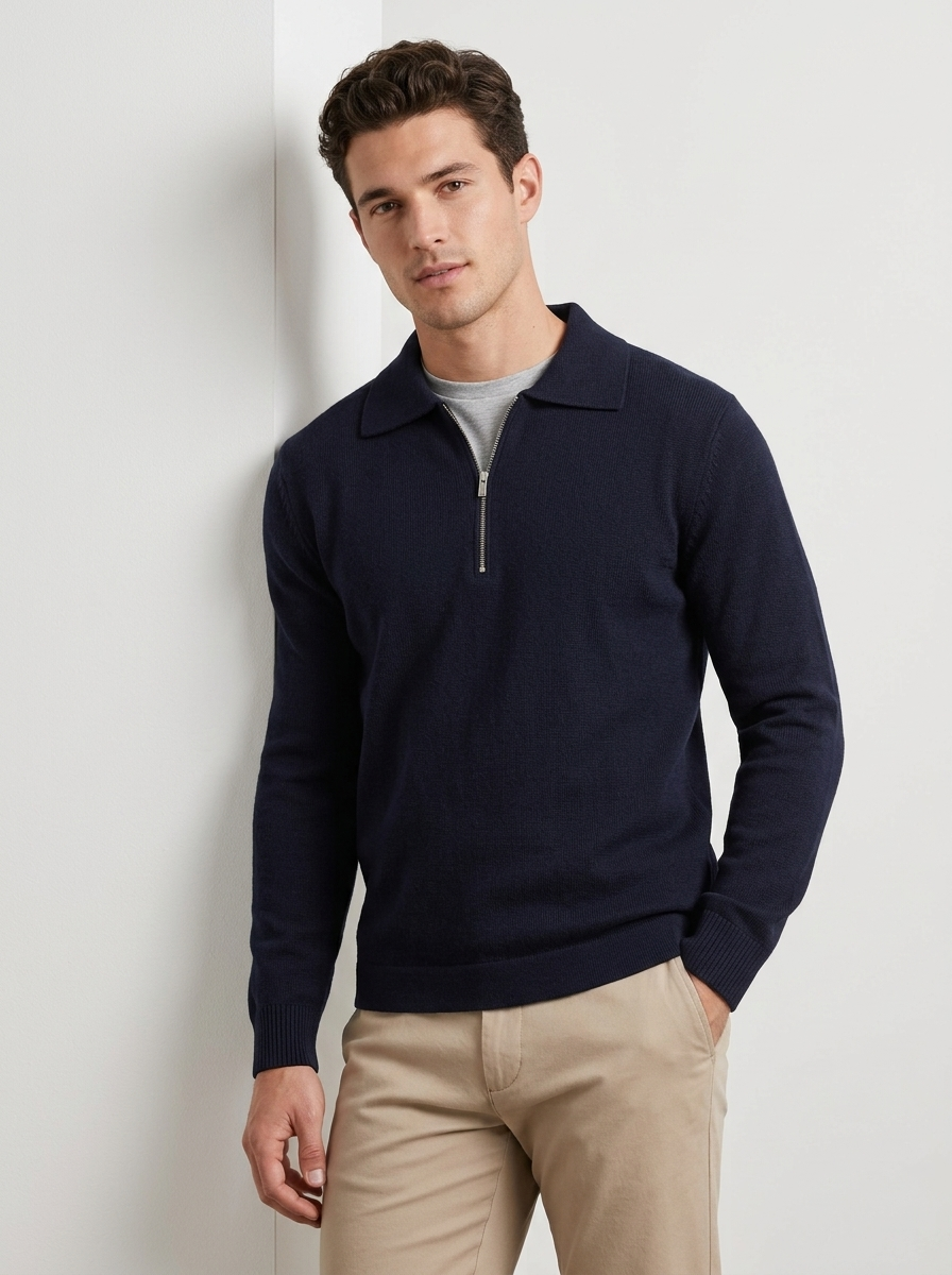 The Prestige Half-Zip Sweater