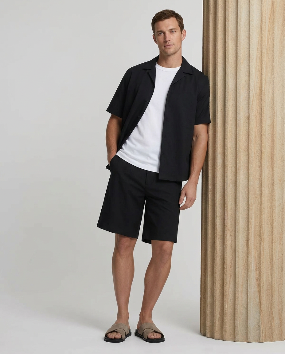 THE NA LINEN SHORTS