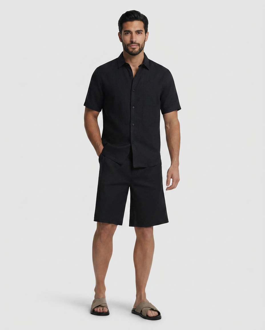 THE NA LINEN SHORTS