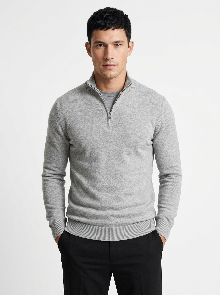 The Prestige Half-Zip Sweater
