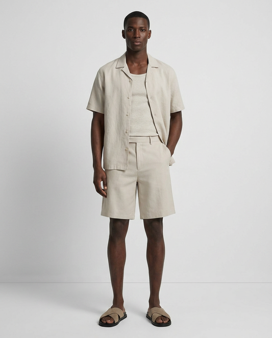 THE NA LINEN SHORTS